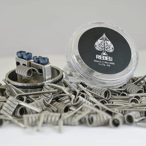 Rebel Coils 2 Pack - ALIENS 0.11 Ohms (Handmade) REBEL VAPE Rebel Coils 2 Pack - ALIENS 0.11 Ohms (Handmade) REBEL VAPE